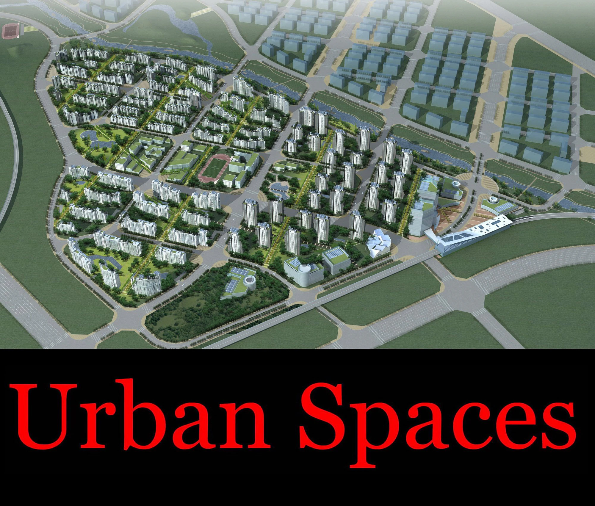 urban design 092 3D Model .c4d .max .obj .3ds .fbx .stl .blend 