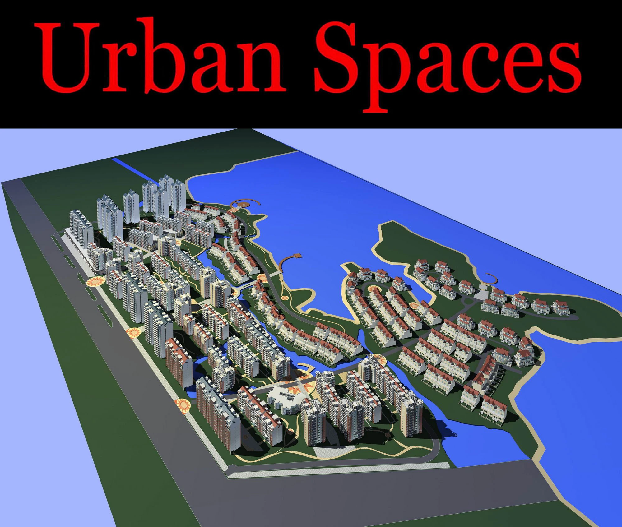 urban design 101 3D Model .c4d .max .obj .3ds .fbx .stl .blend 
