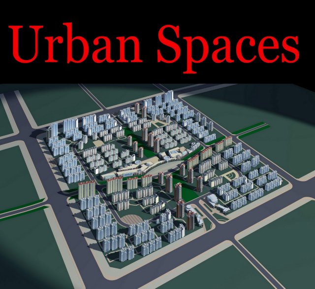 urban design 103 Modello 3D .c4d .max .obj .3ds .fbx .stl .blend 