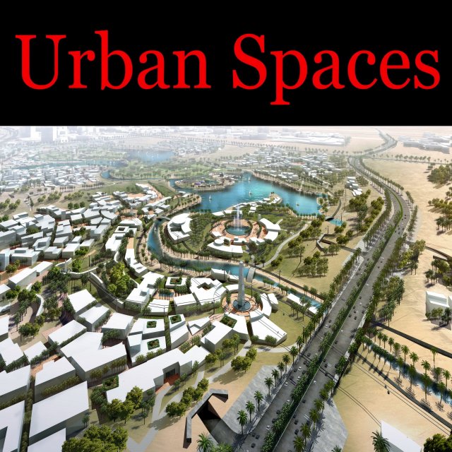 urban design 104 3D Модель .c4d .max .obj .3ds .fbx .stl .blend 
