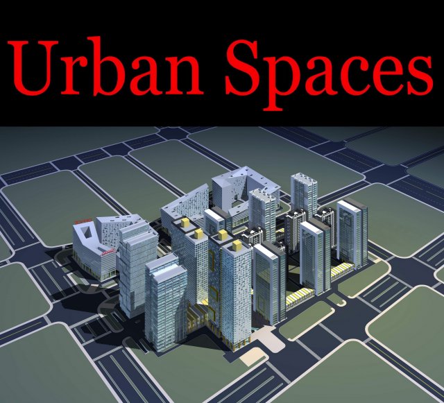 urban design 106 Modèle 3D .c4d .max .obj .3ds .fbx .stl .blend 