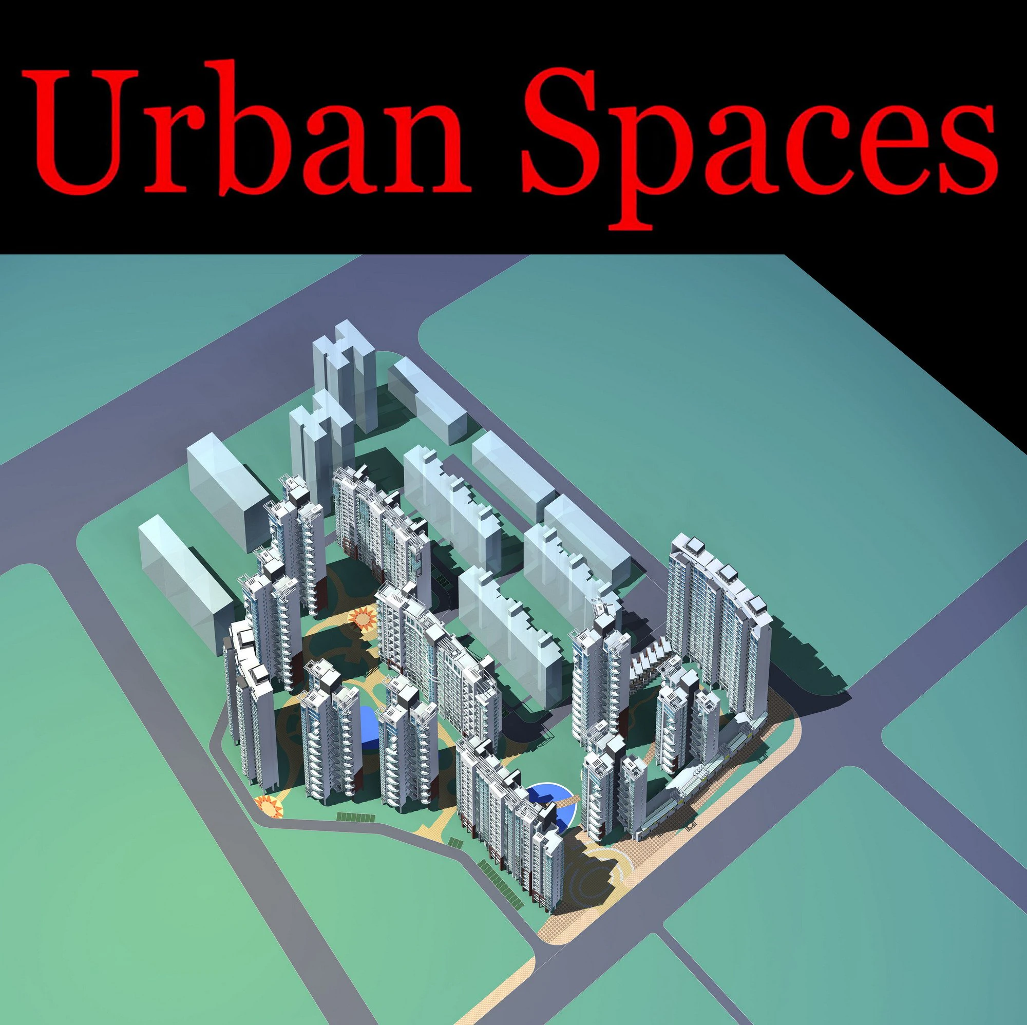 urban design 107 3D Model .c4d .max .obj .3ds .fbx .stl .blend 