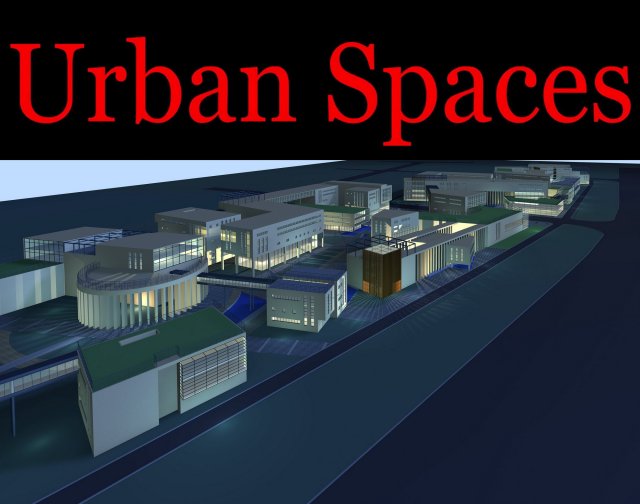 urban design 110 3D Модель .c4d .max .obj .3ds .fbx .stl .blend 