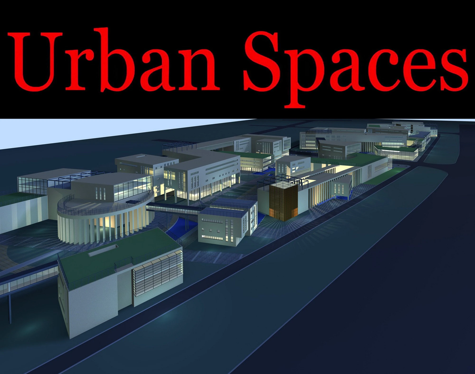 urban design 110 3D Model .c4d .max .obj .3ds .fbx .stl .blend 