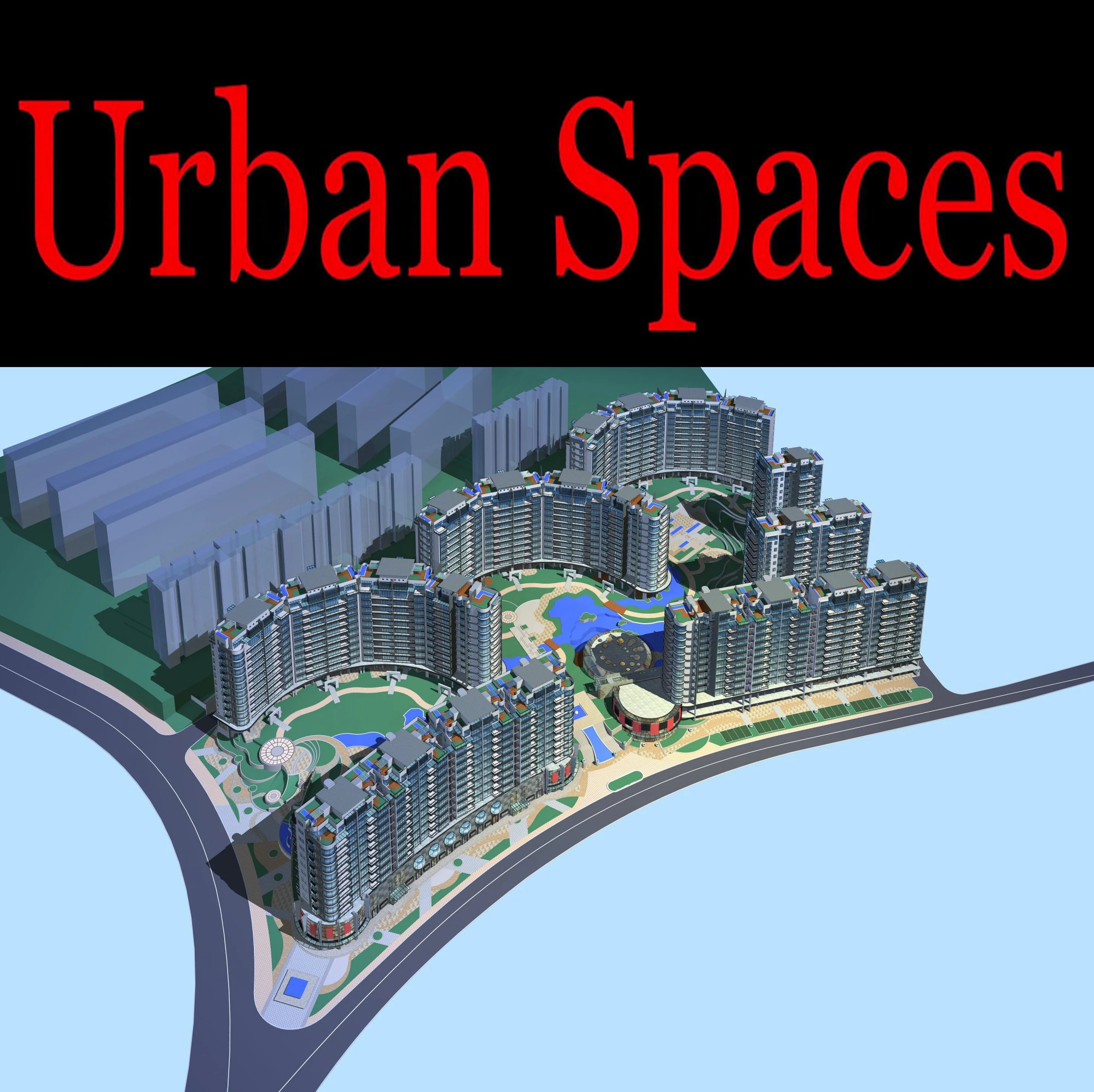 urban design 111 3D Model .c4d .max .obj .3ds .fbx .stl .blend 