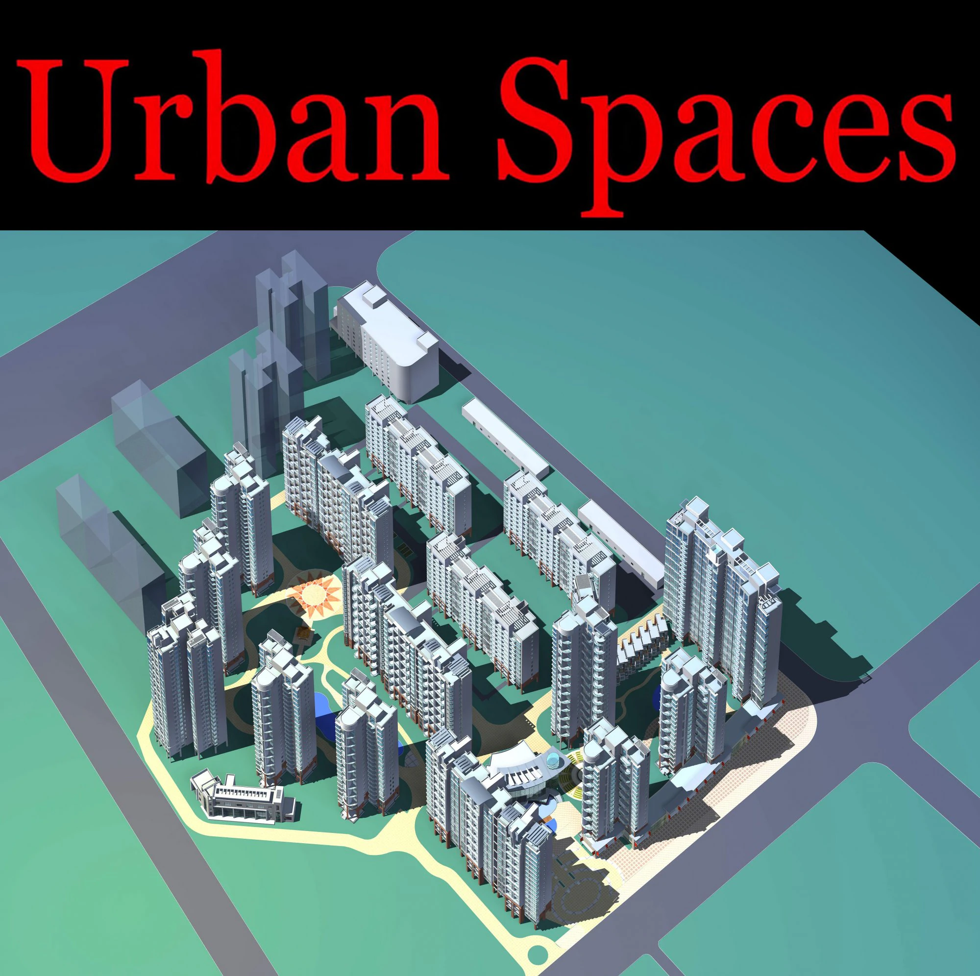 urban design 113 3D Model .c4d .max .obj .3ds .fbx .stl .blend 