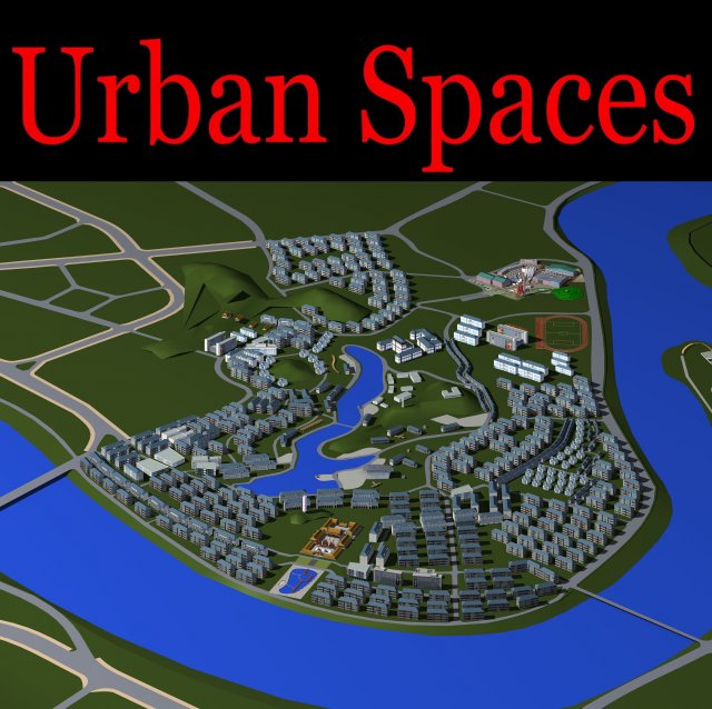 urban design 114 3Dモデル .c4d .max .obj .3ds .fbx .stl .blend 