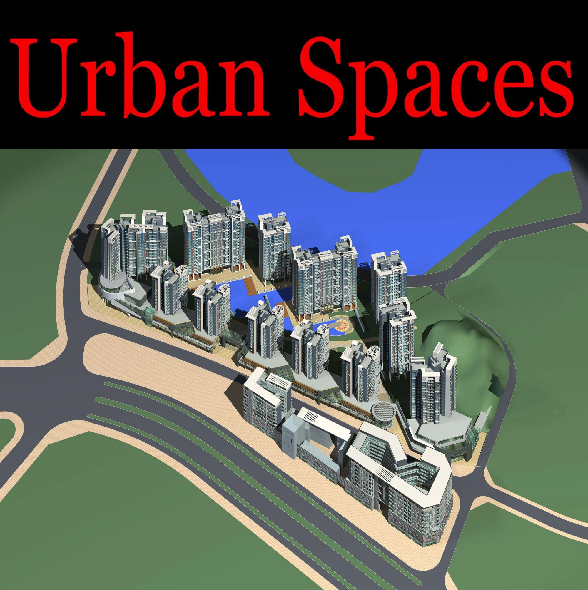 urban design 116 3D Model .c4d .max .obj .3ds .fbx .stl .blend 