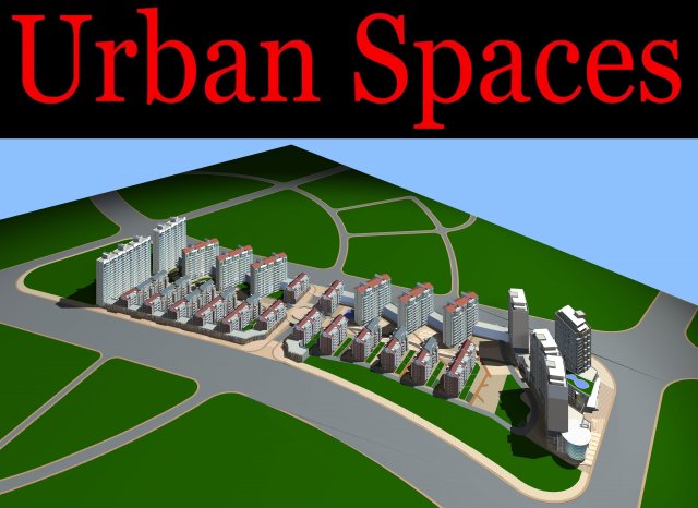 urban design 118 3D-Modell .c4d .max .obj .3ds .fbx .stl .blend 
