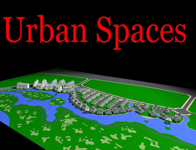 urban design 119 3D Model .c4d .max .obj .3ds .fbx .stl .blend 