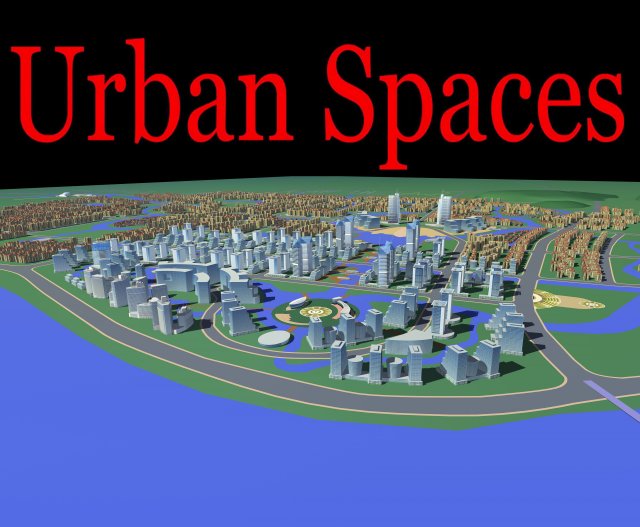 urban design 120 3D Модель .c4d .max .obj .3ds .fbx .stl .blend 