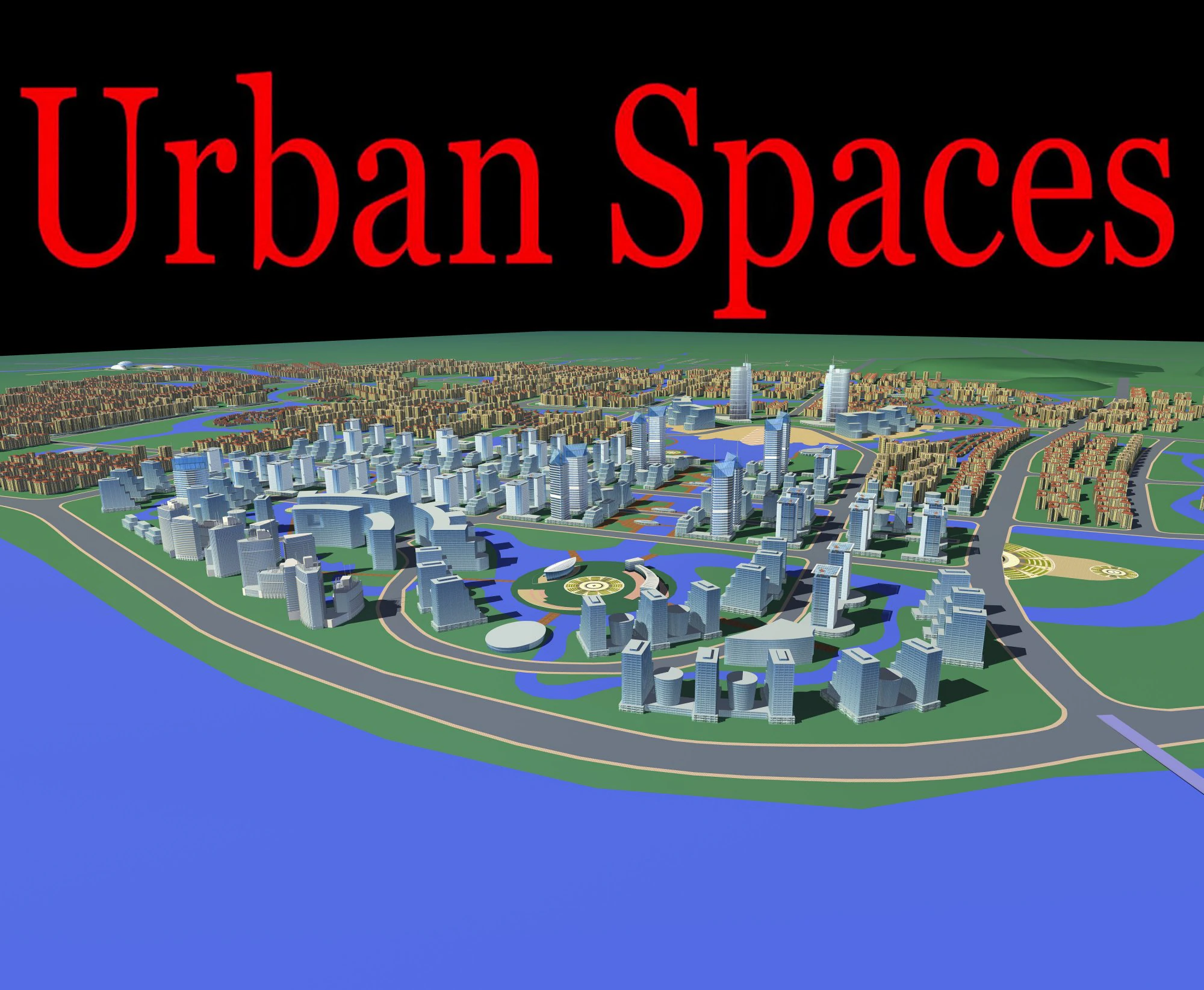 urban design 120 3D Model .c4d .max .obj .3ds .fbx .stl .blend 