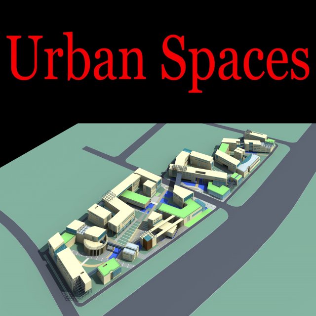 urban design 123 3Dモデル .c4d .max .obj .3ds .fbx .stl .blend 