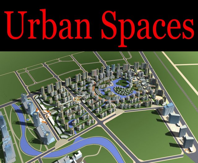 urban design 131 3D Model .c4d .max .obj .3ds .fbx .stl .blend 