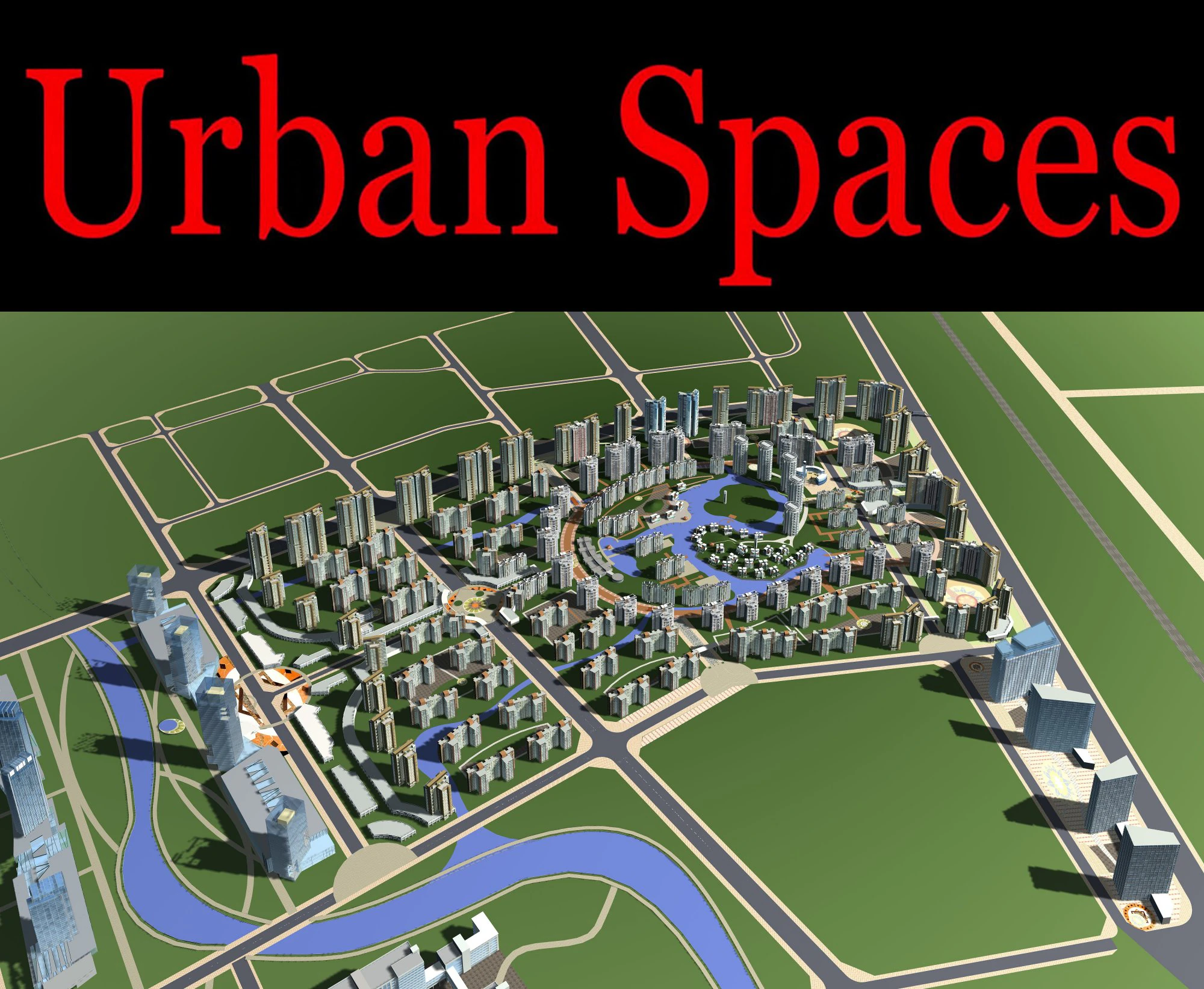 urban design 131 3D Model .c4d .max .obj .3ds .fbx .stl .blend