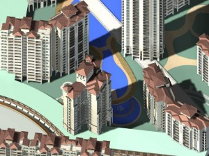 urban design 132 Modello 3D