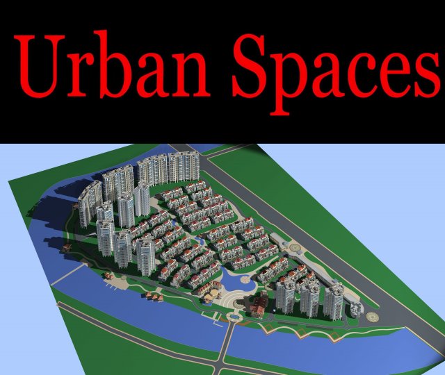urban design 133 Modelo 3D .c4d .max .obj .3ds .fbx .stl .blend 