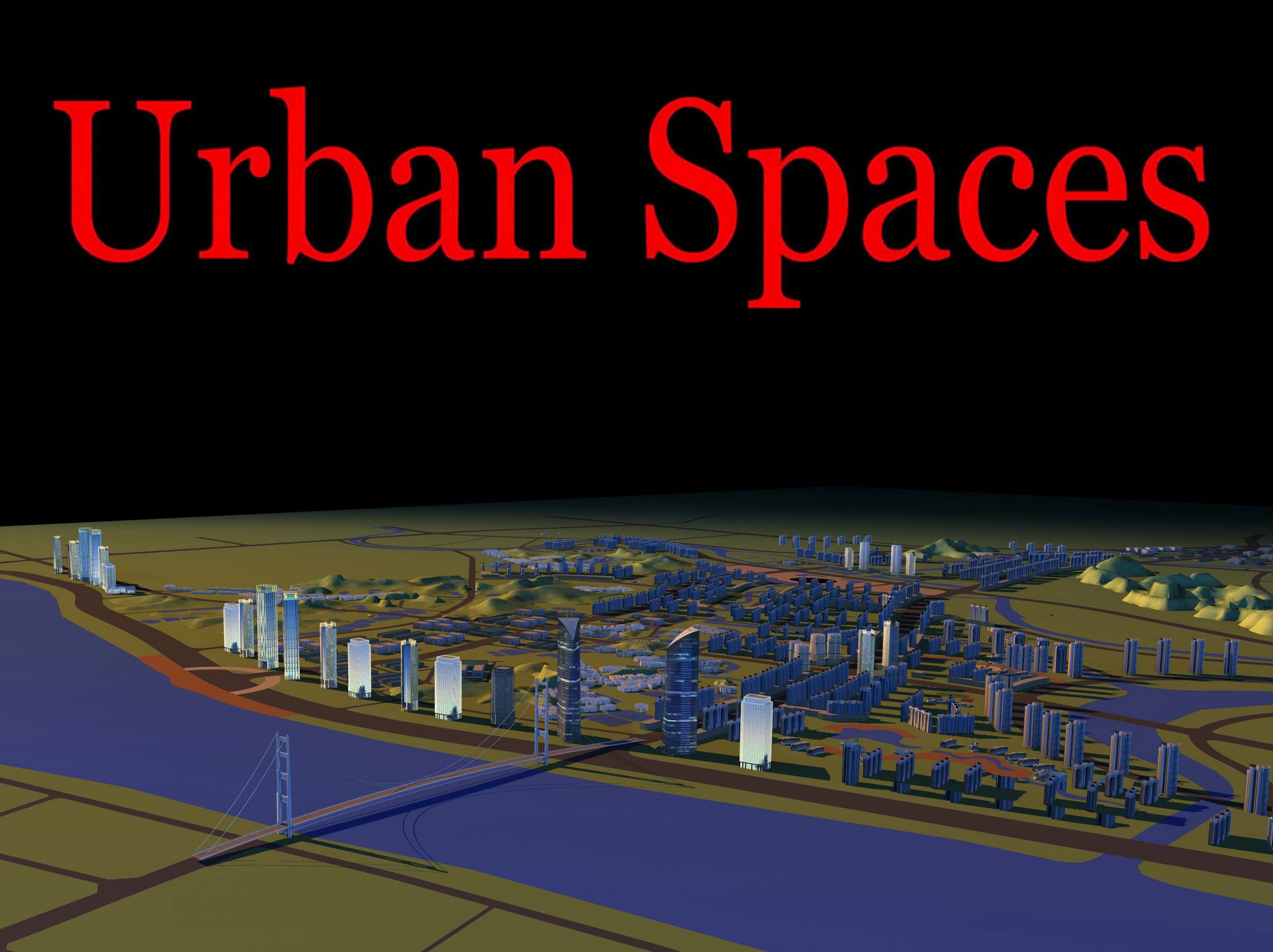 urban design 139 3D Model .c4d .max .obj .3ds .fbx .stl .blend