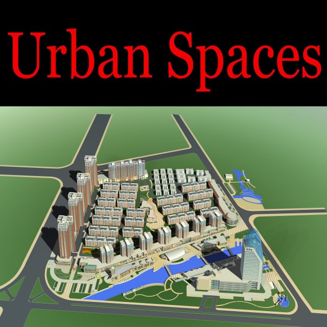 urban design 141 3Dモデル .c4d .max .obj .3ds .fbx .stl .blend