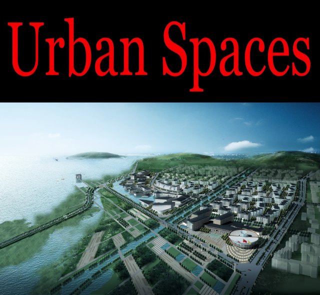 urban design 145 3D 模型 .c4d .max .obj .3ds .fbx .stl .blend