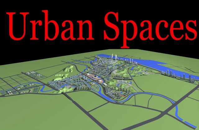 urban design 148 3D 모델 .c4d .max .obj .3ds .fbx .stl .blend 