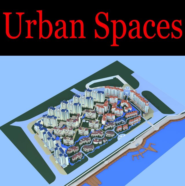 urban design 156 3D 模型 .c4d .max .obj .3ds .fbx .stl .blend 