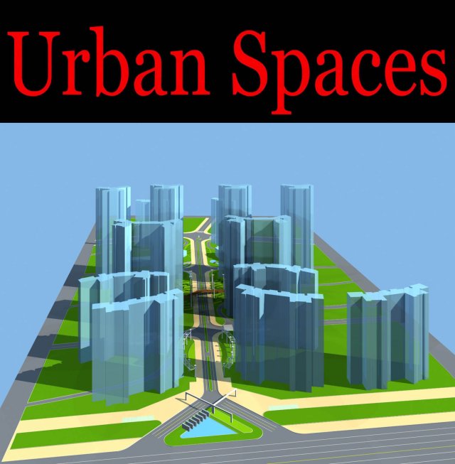 urban design 164 3D-Modell .c4d .max .obj .3ds .fbx .stl .blend 