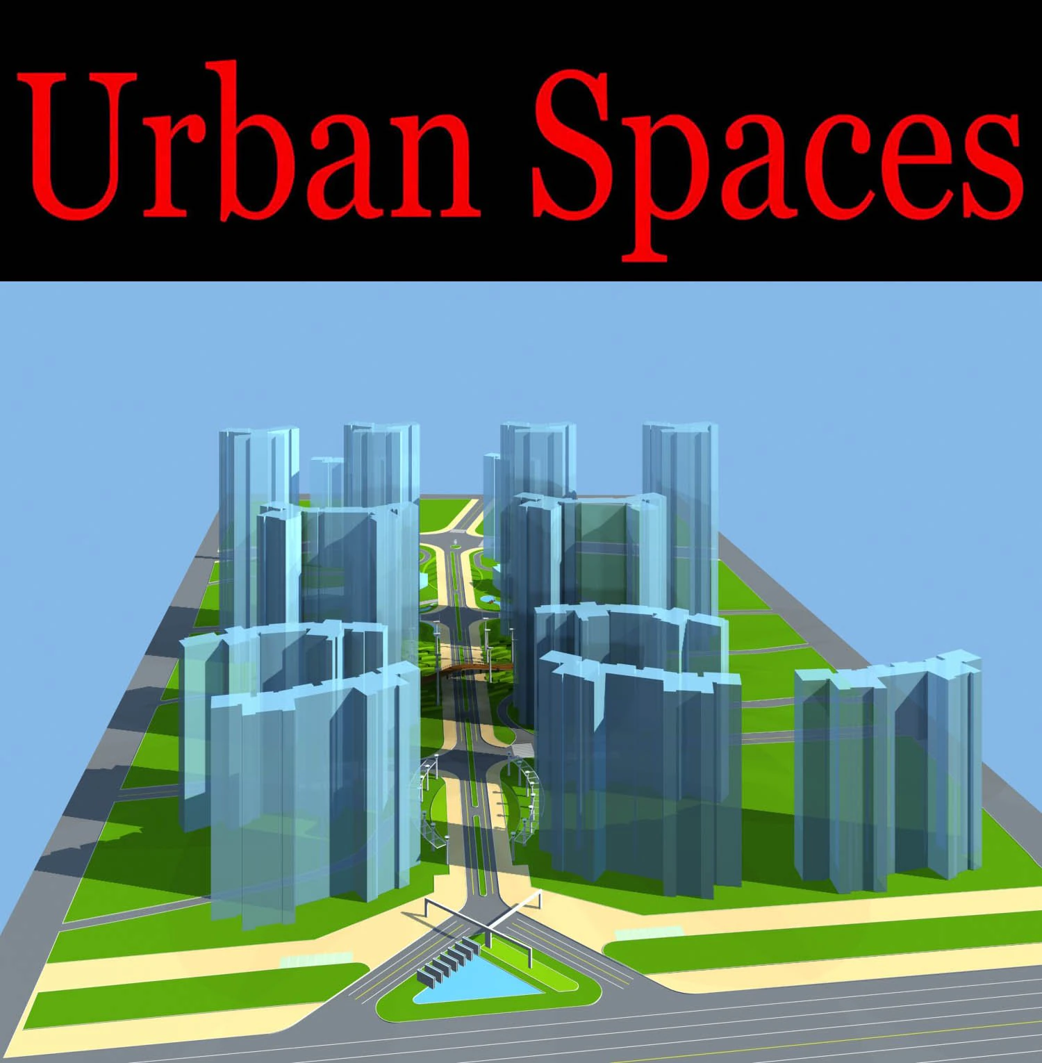 urban design 164 3D Model .c4d .max .obj .3ds .fbx .stl .blend 