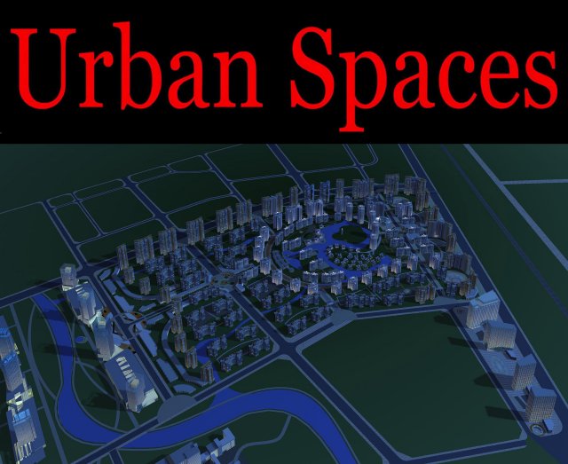 urban design 168 Model 3D .c4d .max .obj .3ds .fbx .stl .blend 