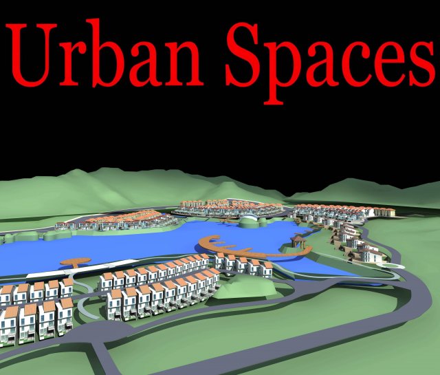 urban design 172 Modello 3D .c4d .max .obj .3ds .fbx .stl .blend