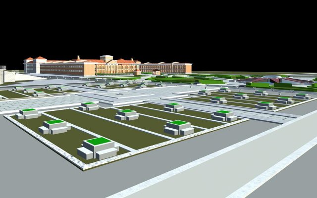 building 021 3D Model .c4d .max .obj .3ds .fbx .stl .blend 