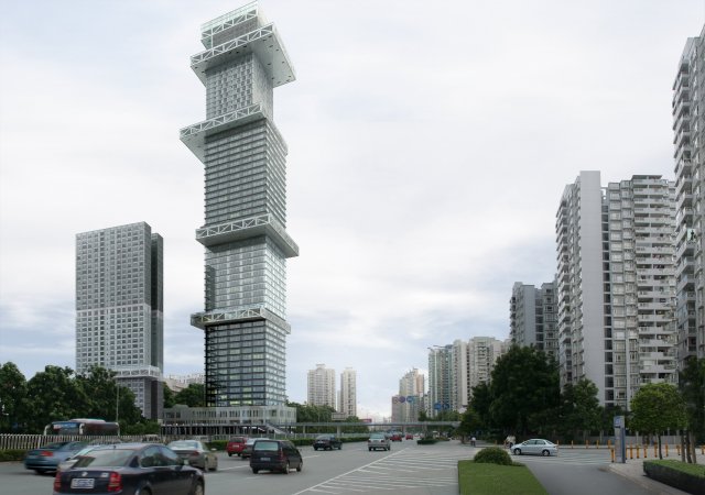 building 033 3D Model .c4d .max .obj .3ds .fbx .stl .blend 