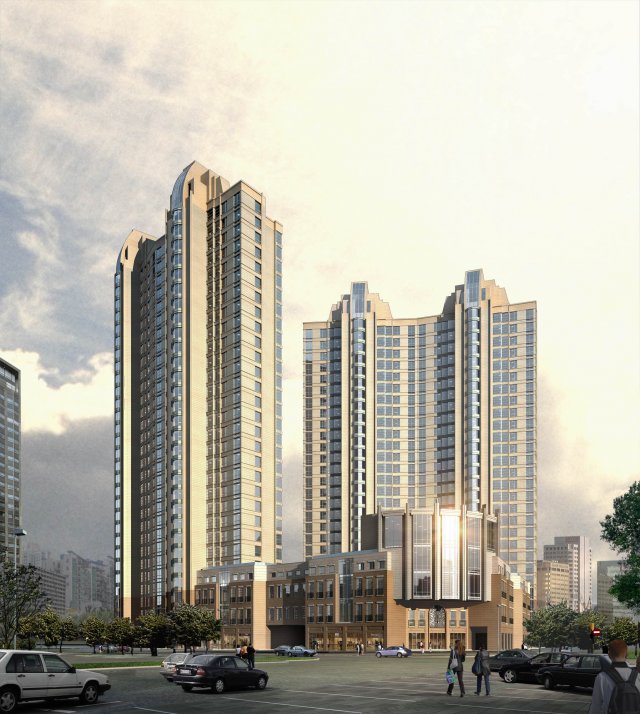 building 046 3D Model .c4d .max .obj .3ds .fbx .stl .blend 