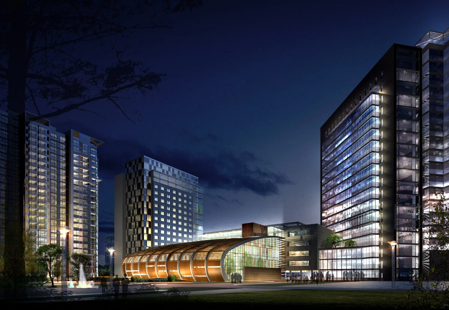 building 056 3D Model .c4d .max .obj .3ds .fbx .stl .blend 