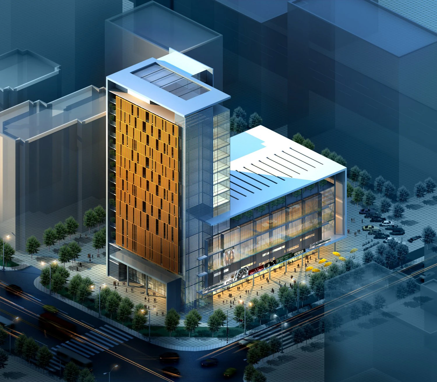 building 063 3D Model .c4d .max .obj .3ds .fbx .stl .blend 