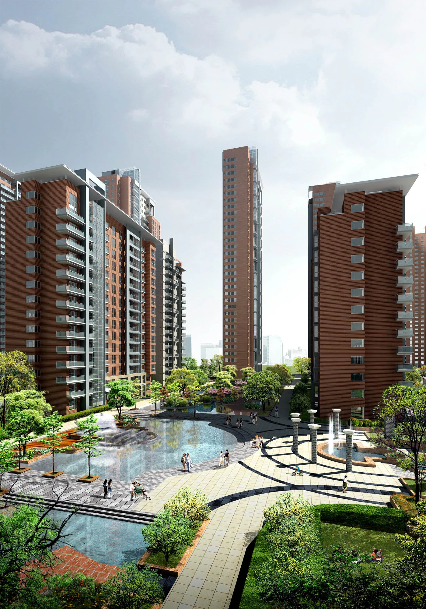 building 100 3D Model .c4d .max .obj .3ds .fbx .stl .blend 