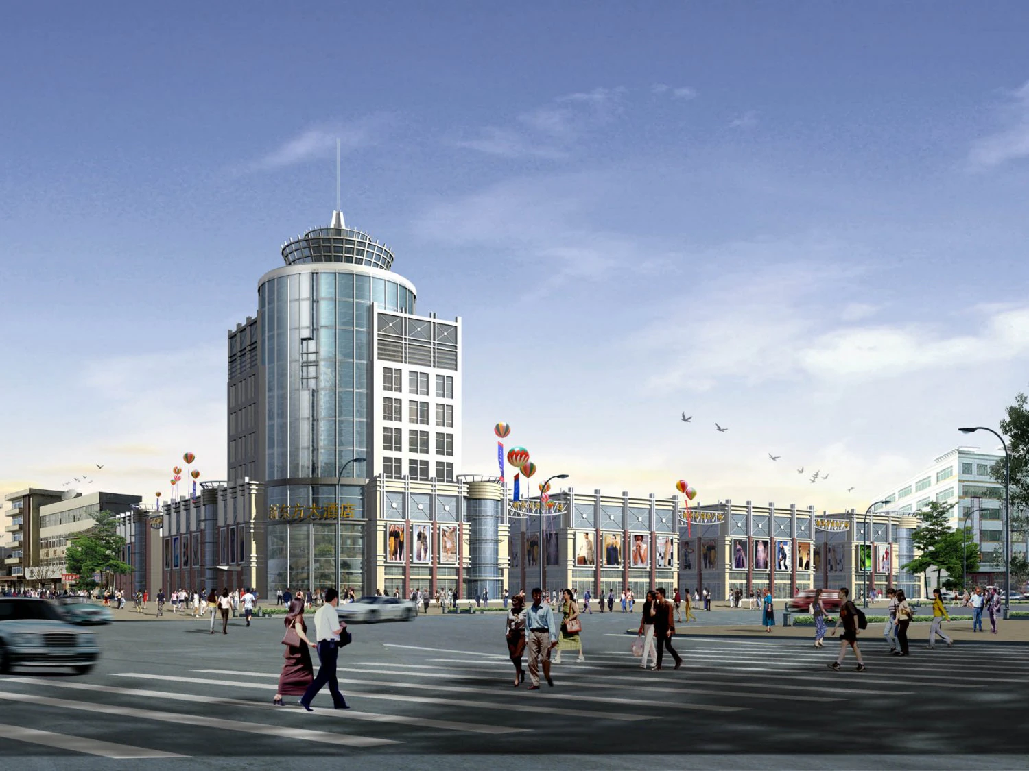 building 128 3D Model .c4d .max .obj .3ds .fbx .stl .blend 