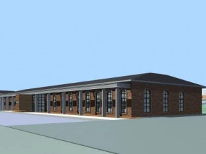 building 150 3D Model