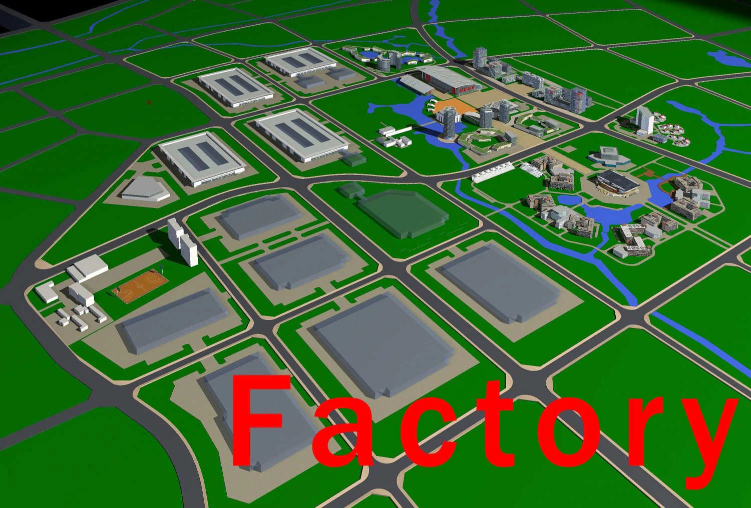 building 152 3D Model .c4d .max .obj .3ds .fbx .stl .blend 