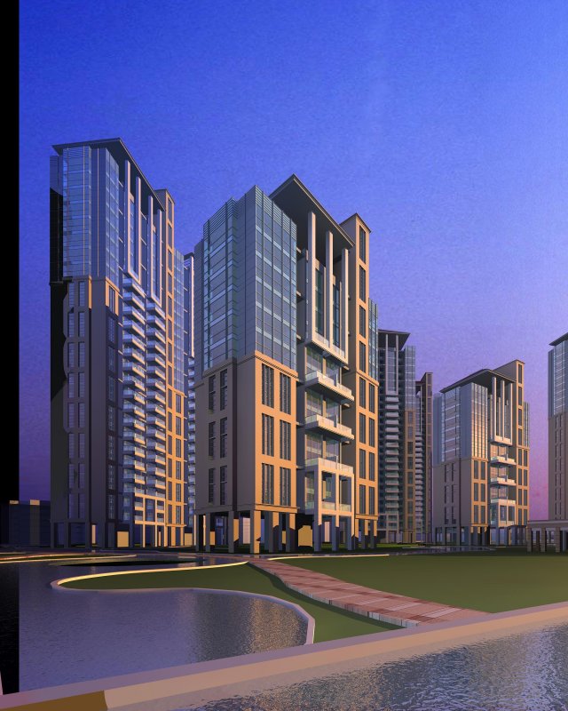 building 159 3D Model .c4d .max .obj .3ds .fbx .stl .blend 