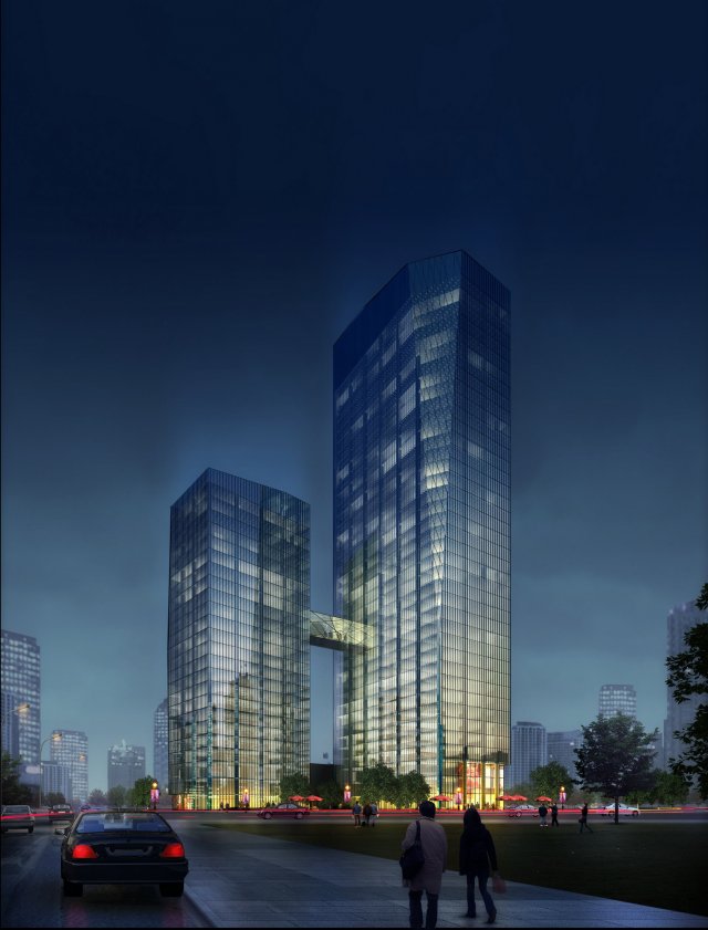 building 214 Model 3D .c4d .max .obj .3ds .fbx .stl .blend 
