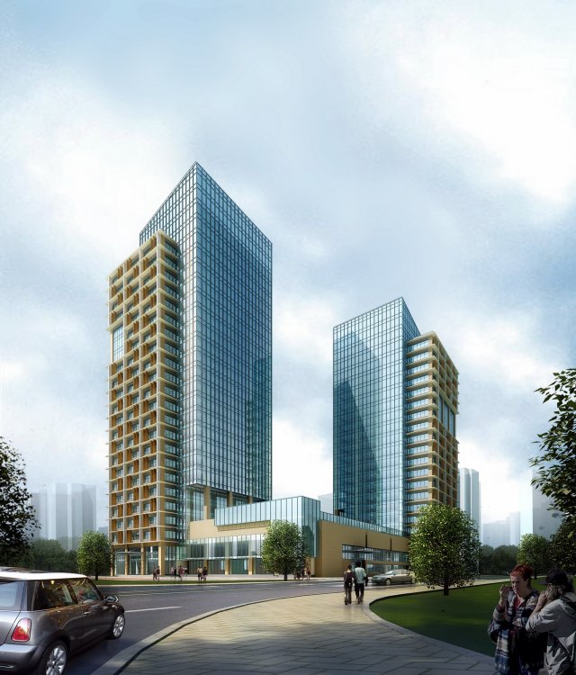 building 217 Model 3D .c4d .max .obj .3ds .fbx .stl .blend 