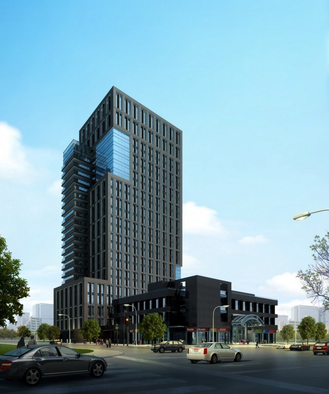 building 229 3D Модель .c4d .max .obj .3ds .fbx .stl .blend