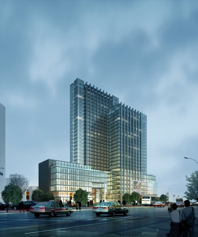 building 243 3D Model .c4d .max .obj .3ds .fbx .stl .blend 