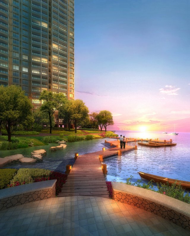 building 284 3D Модель .c4d .max .obj .3ds .fbx .stl .blend 