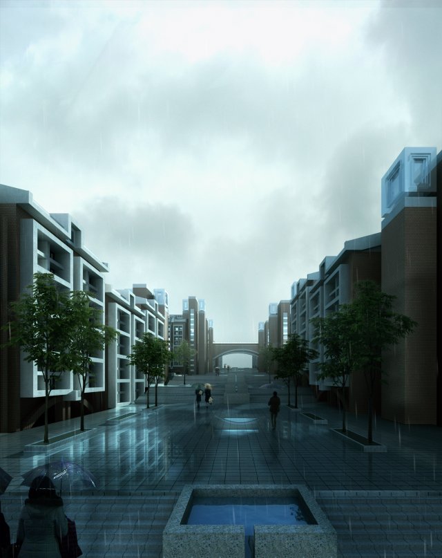 building 294 Model 3D .c4d .max .obj .3ds .fbx .stl .blend 