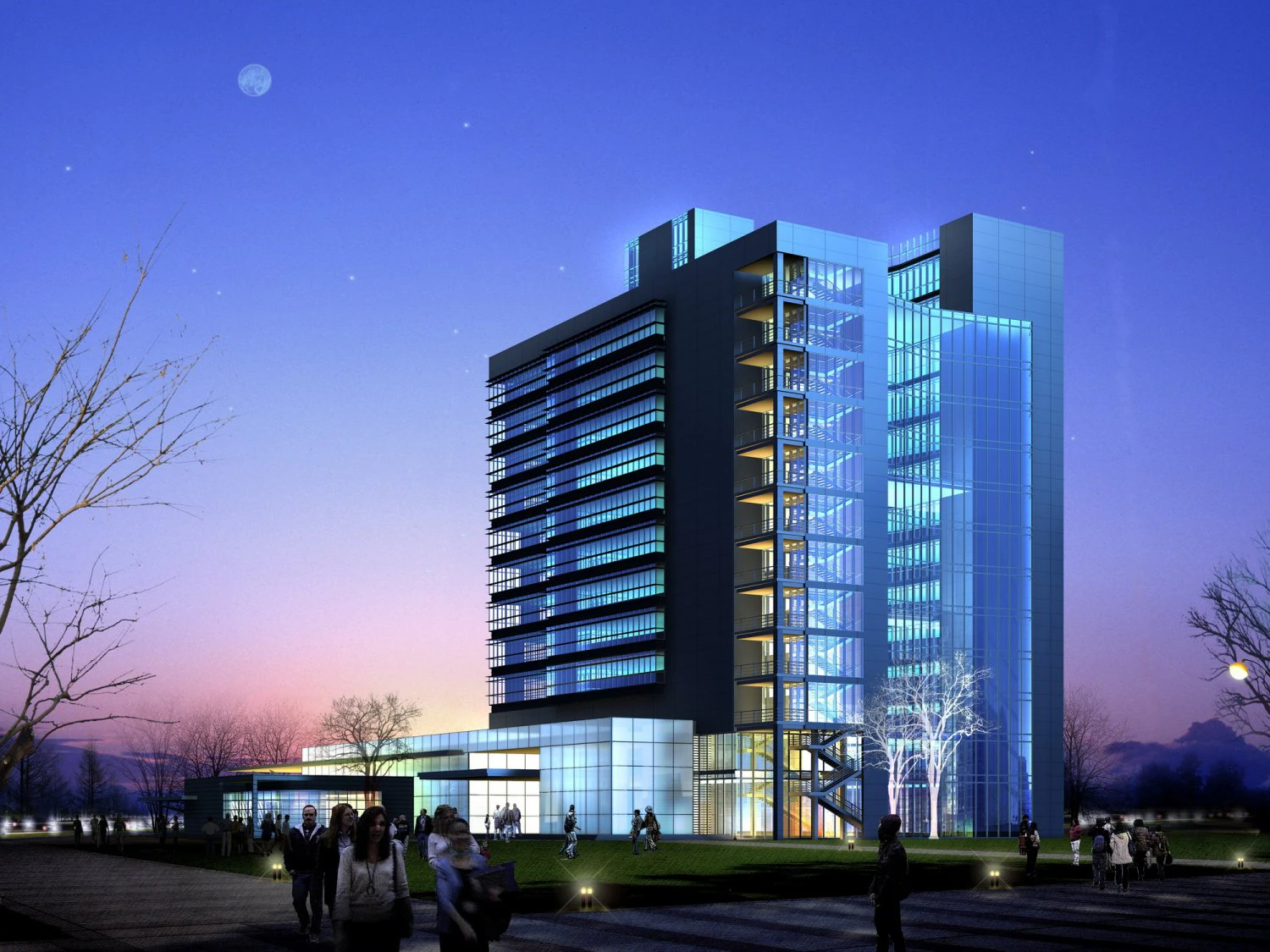 building 303 3D Model .c4d .max .obj .3ds .fbx .stl .blend 