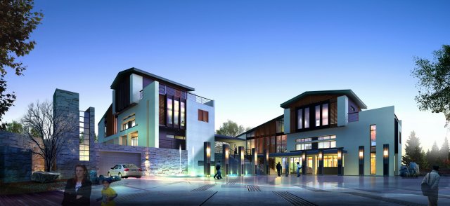 building 306 3D Model .c4d .max .obj .3ds .fbx .stl .blend 