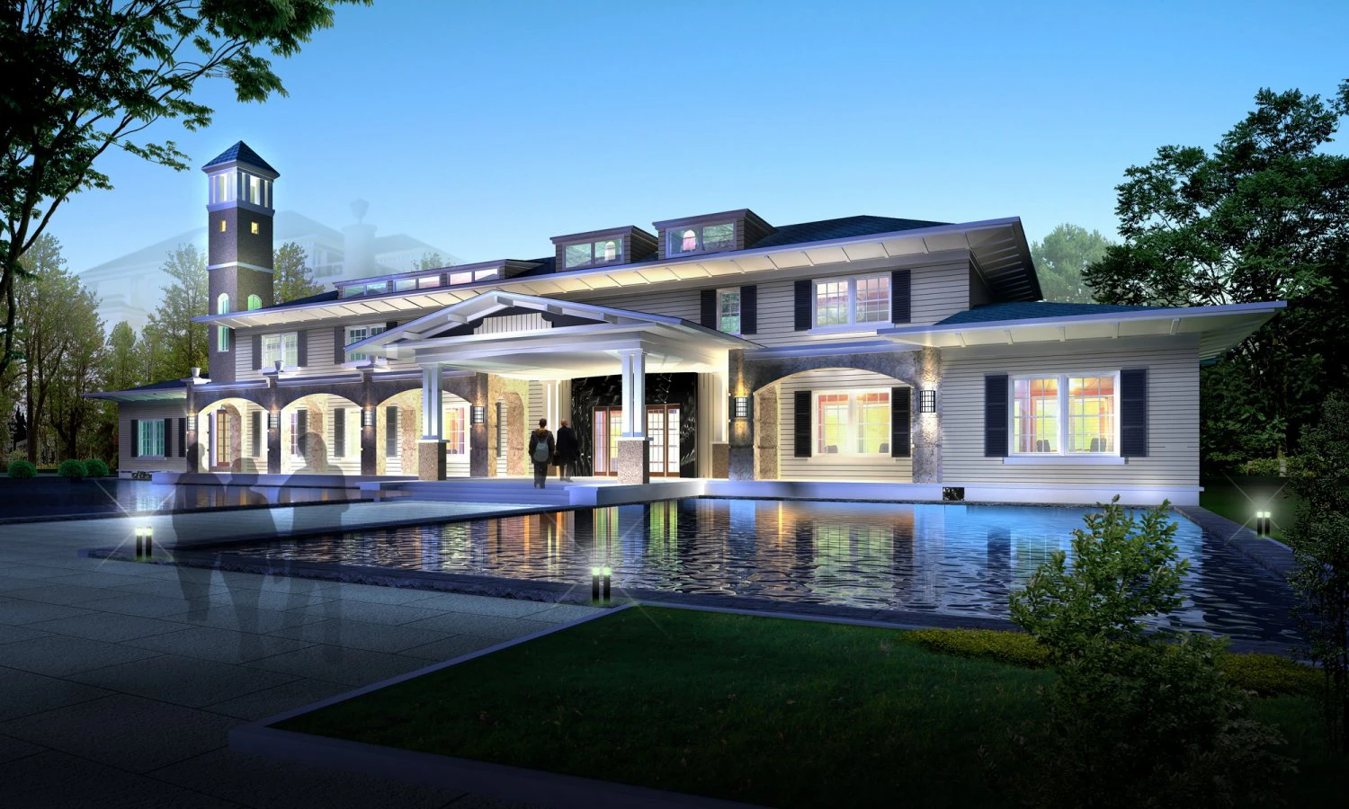 building 308 3D Model .c4d .max .obj .3ds .fbx .stl .blend 