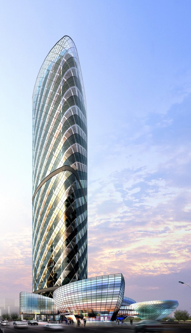 building 320 3D Model .c4d .max .obj .3ds .fbx .stl .blend 